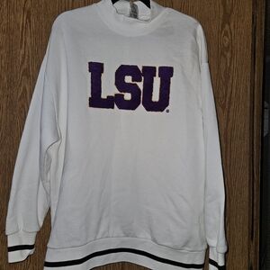 LSU GameDay couture crew neck sweater